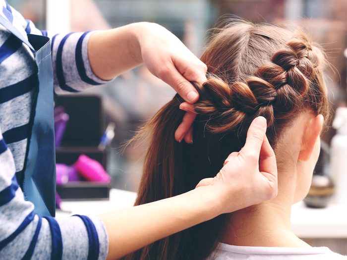 Hair stylist secret: don't show up with hair that’s greasy, tangled, or smelly